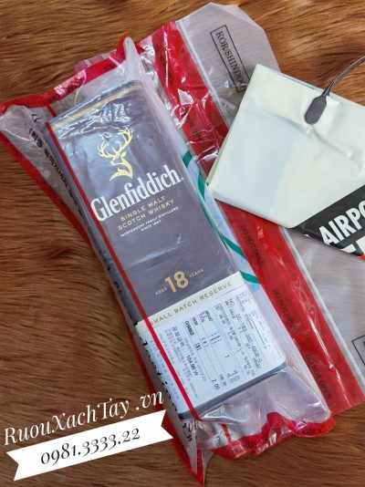 Rượu Glenfiddich 18YO Duty Hàn